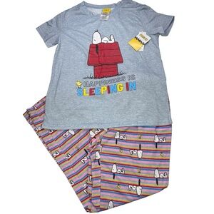 Peanuts Pajama Set, NWT, S